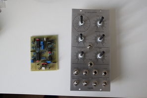 Yusynth VCO Frontpanel - lazertran